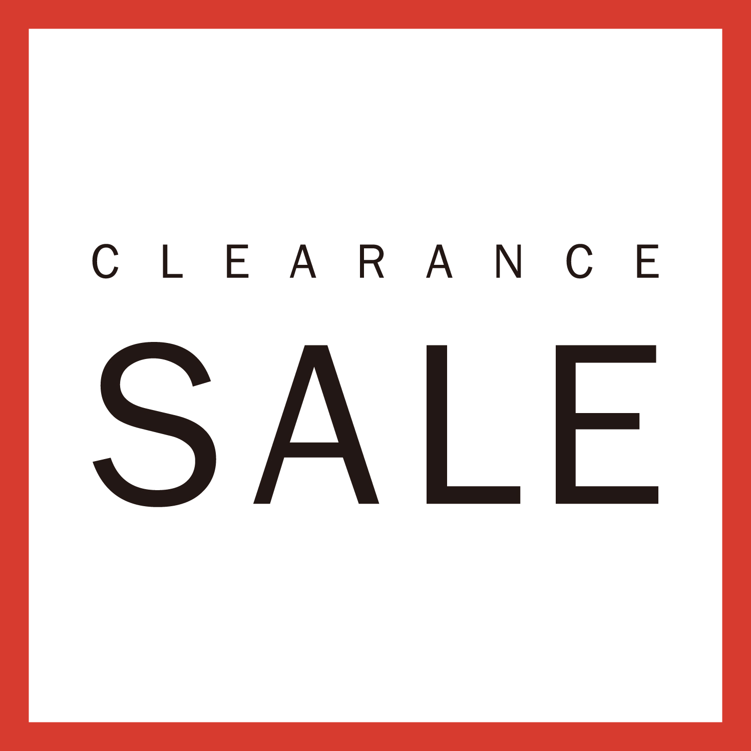 1/9(金)スタート！ CLEARANCE SALE