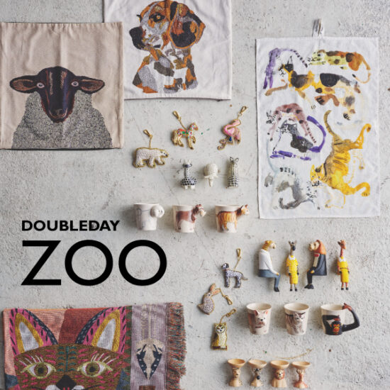 DOUBLEDAY ZOO～個性豊かな動物モチーフの雑貨が勢ぞろい～