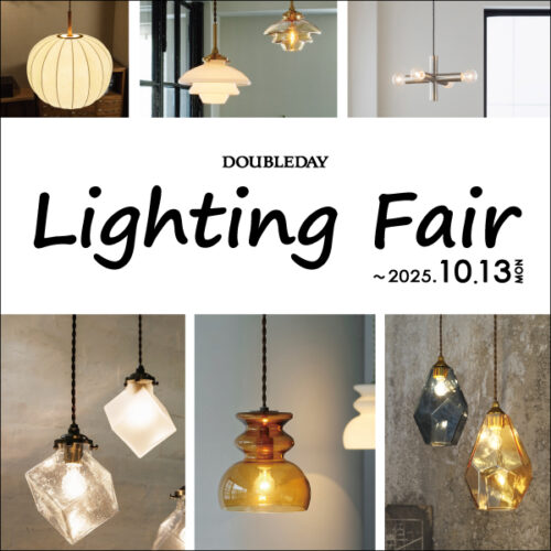 「Lighting Fair」限定店舗で開催中！10/13(月祝)まで
