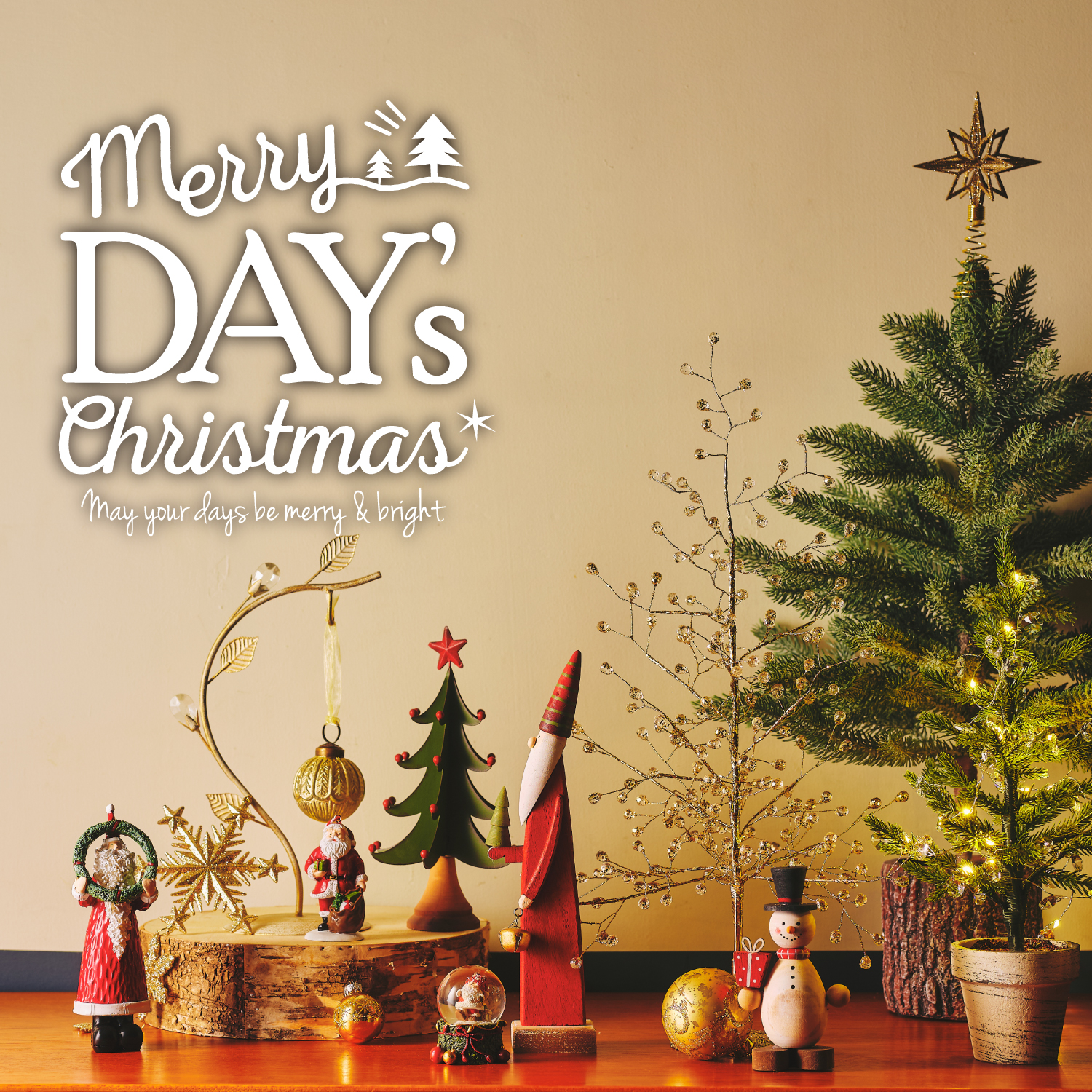 「Merry DAY’s Christmas」④(テーブルツリー&オブジェ) 