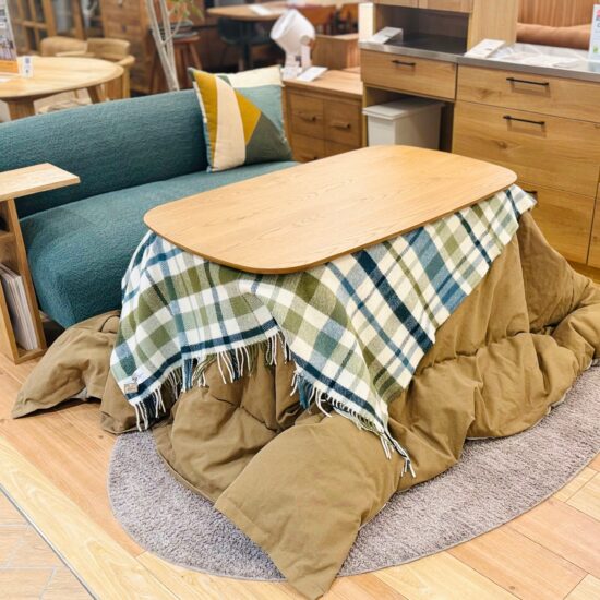 伸ばす、機能的こたつテーブル