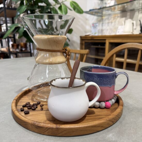 風合いのあるマグカップ