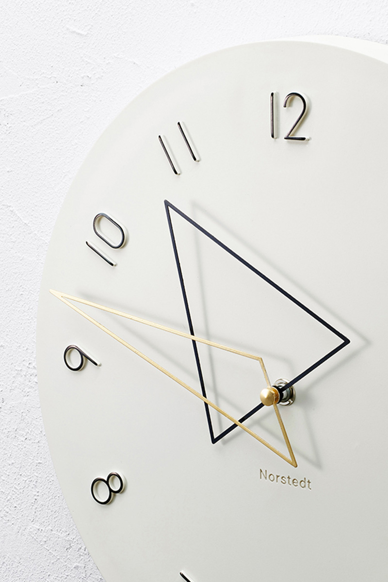 新品未使用)Norstedt グリーン掛け時計